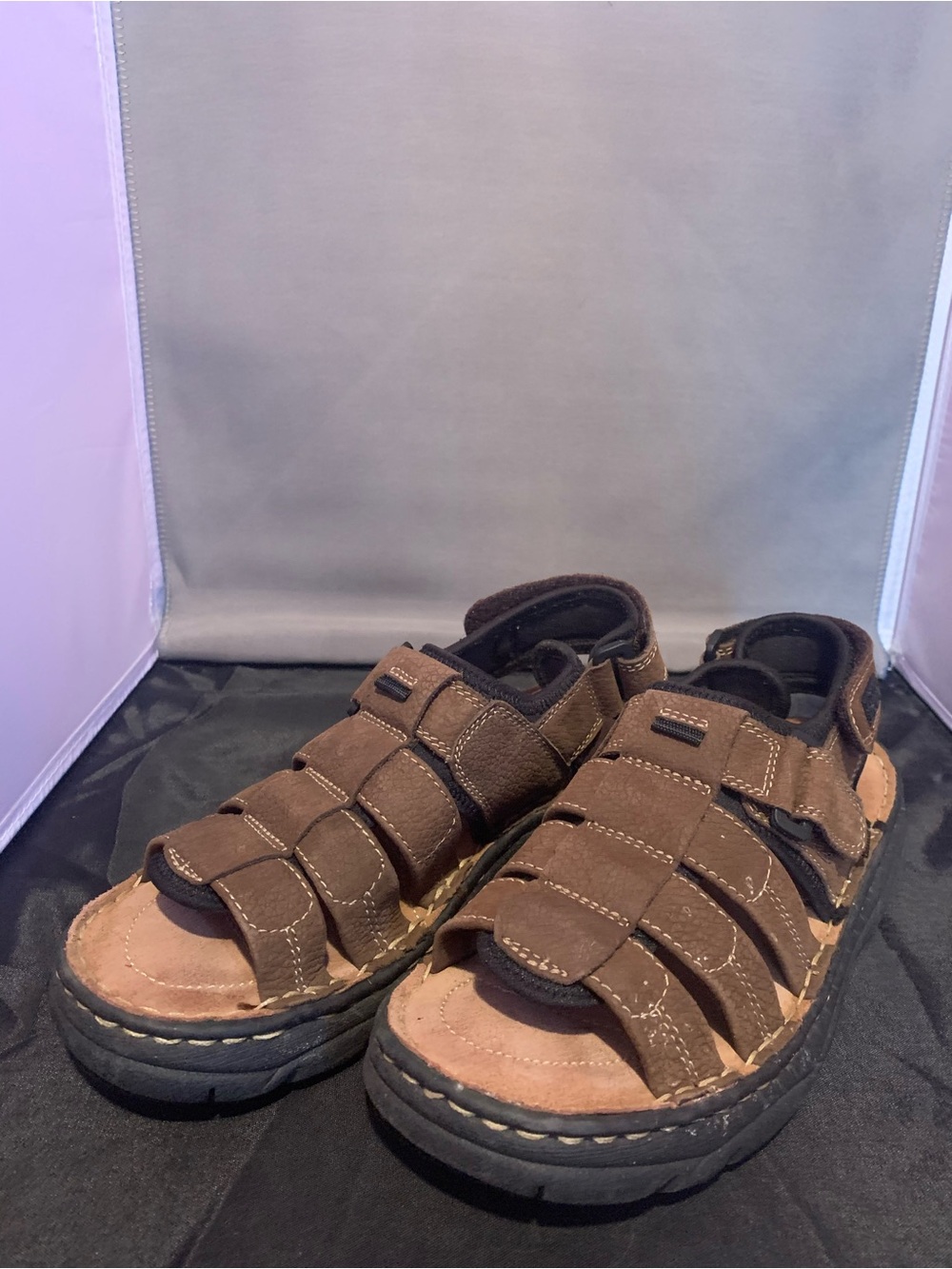 Buster Brown Brown Suede Fisherman Sandals